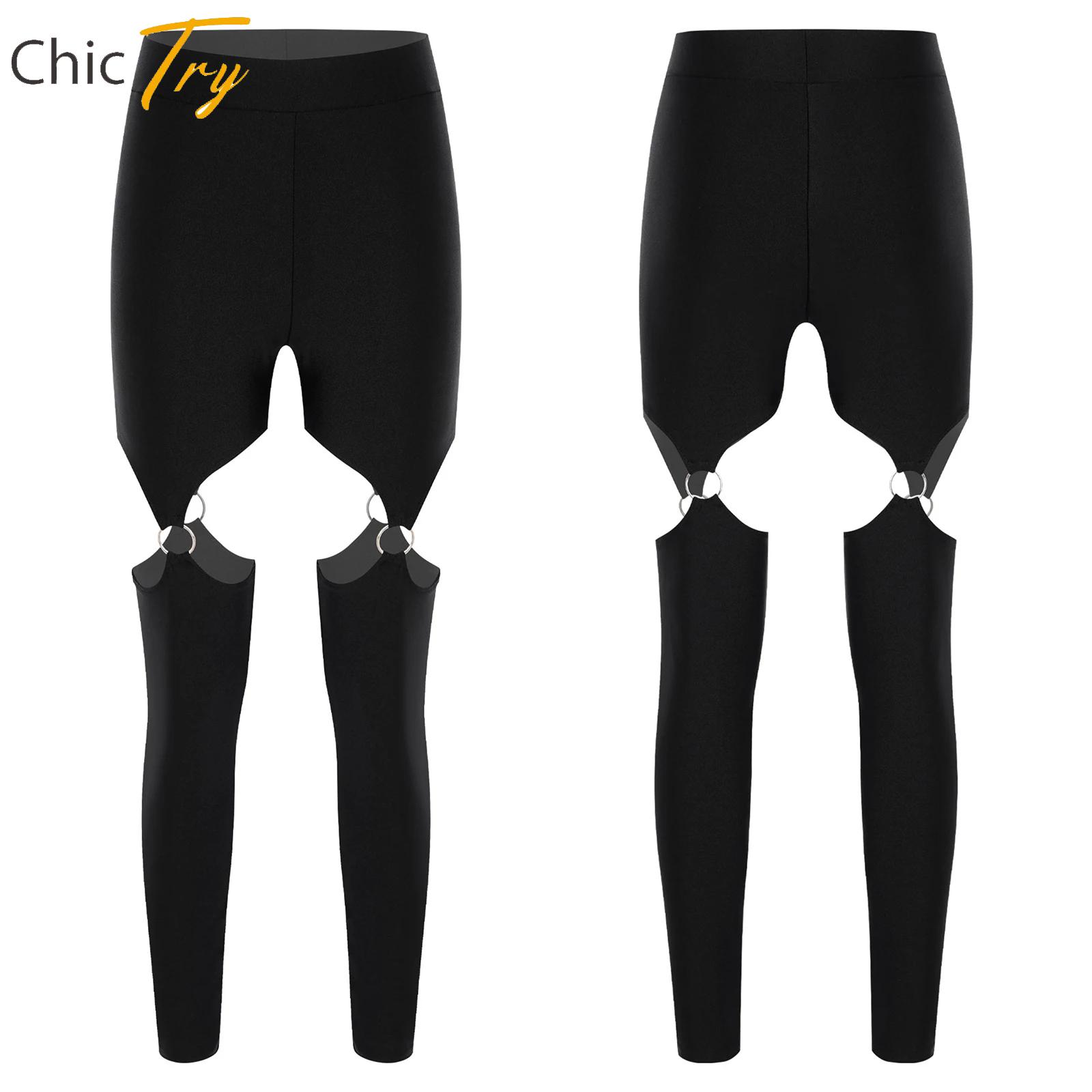 Pilates Yoga Music - Leggings da Yoga Lucidi con O-ring
