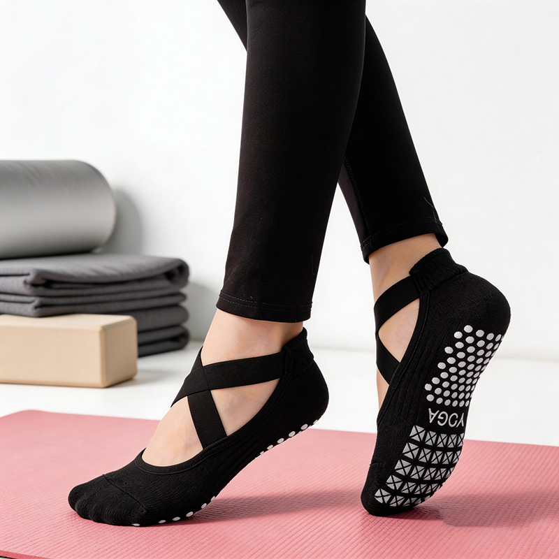 Pilates Is Yoga - Calze Antiscivolo da Yoga per Donna,