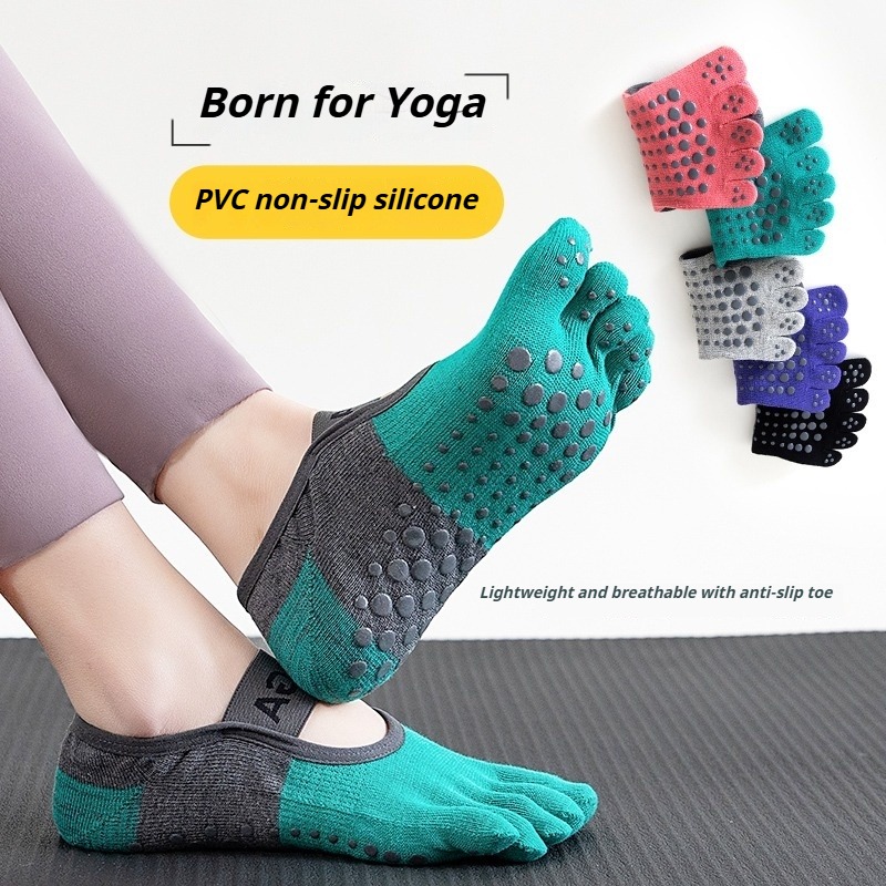 Pilates Is Yoga - Calzini professionali antiscivolo a cinque dita
